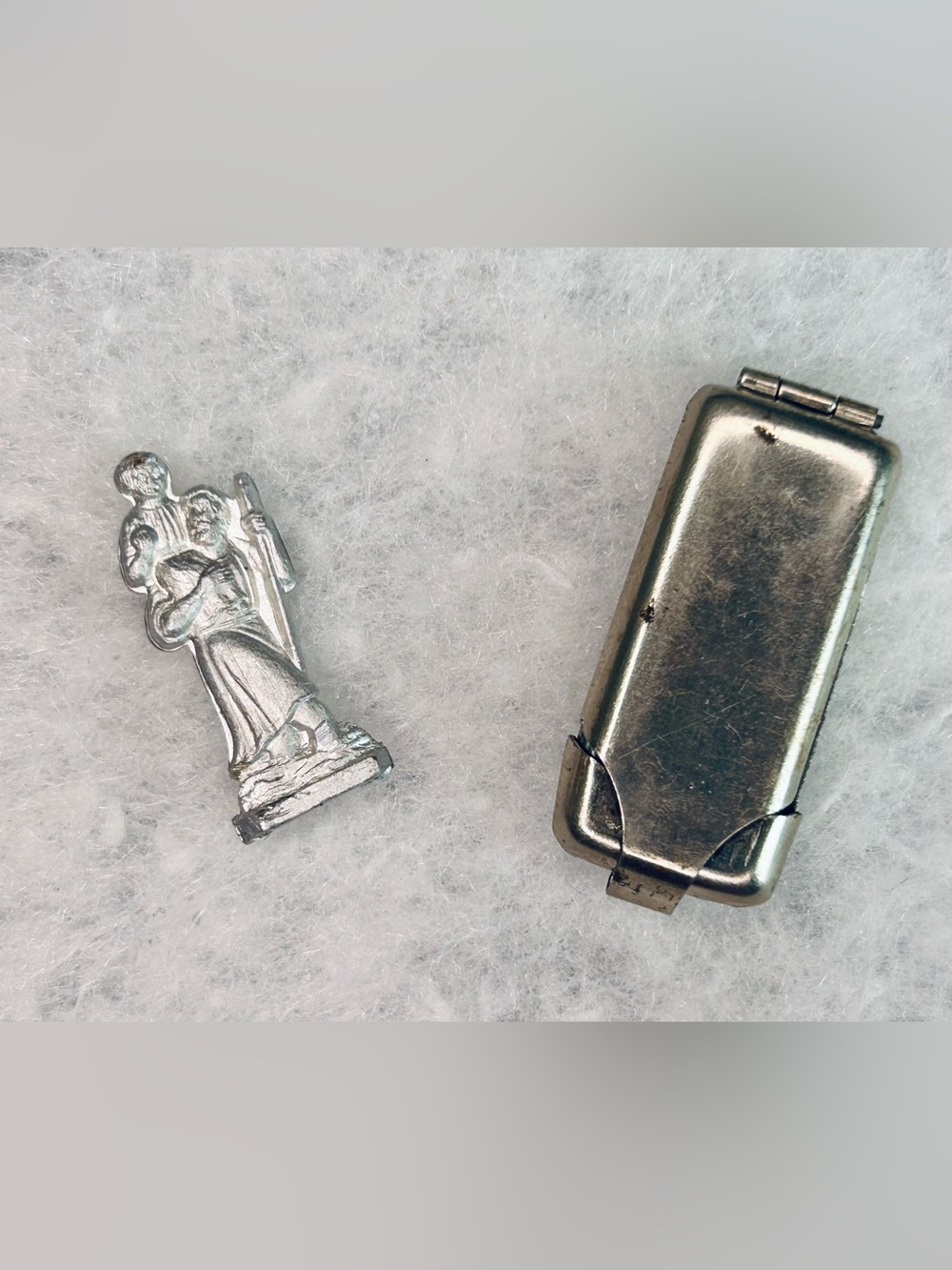 Vintage German St. Christopher Pocket Shrine (1938-50)